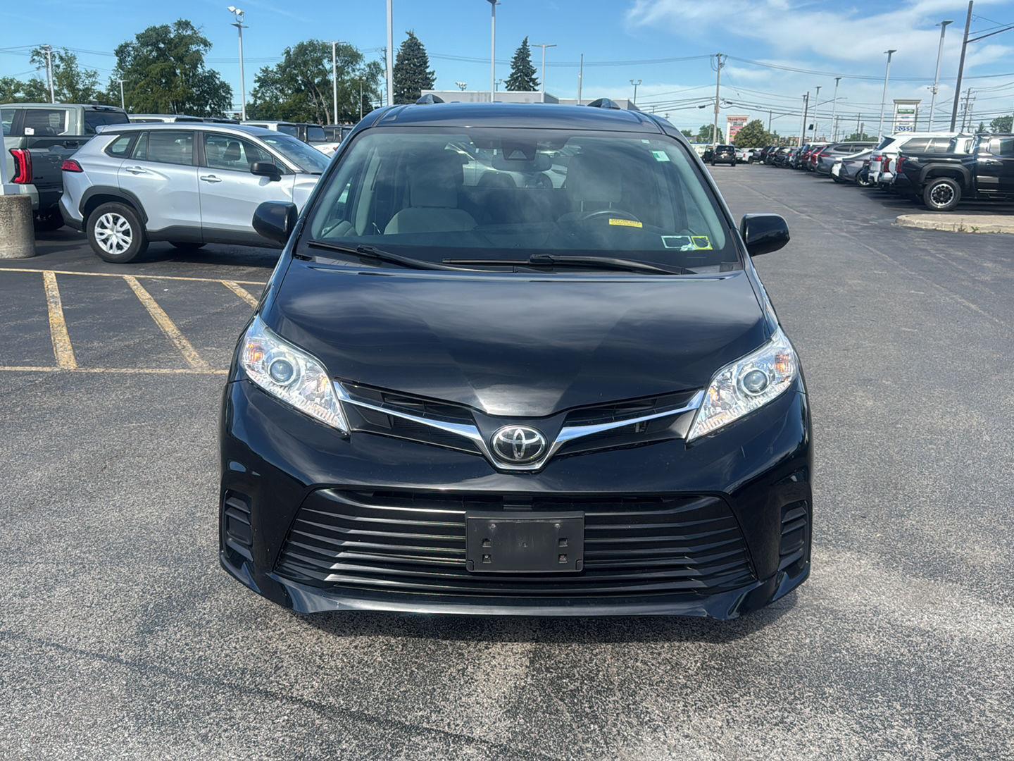 Used 2019 Midnight Black Metallic Toyota LE image 2