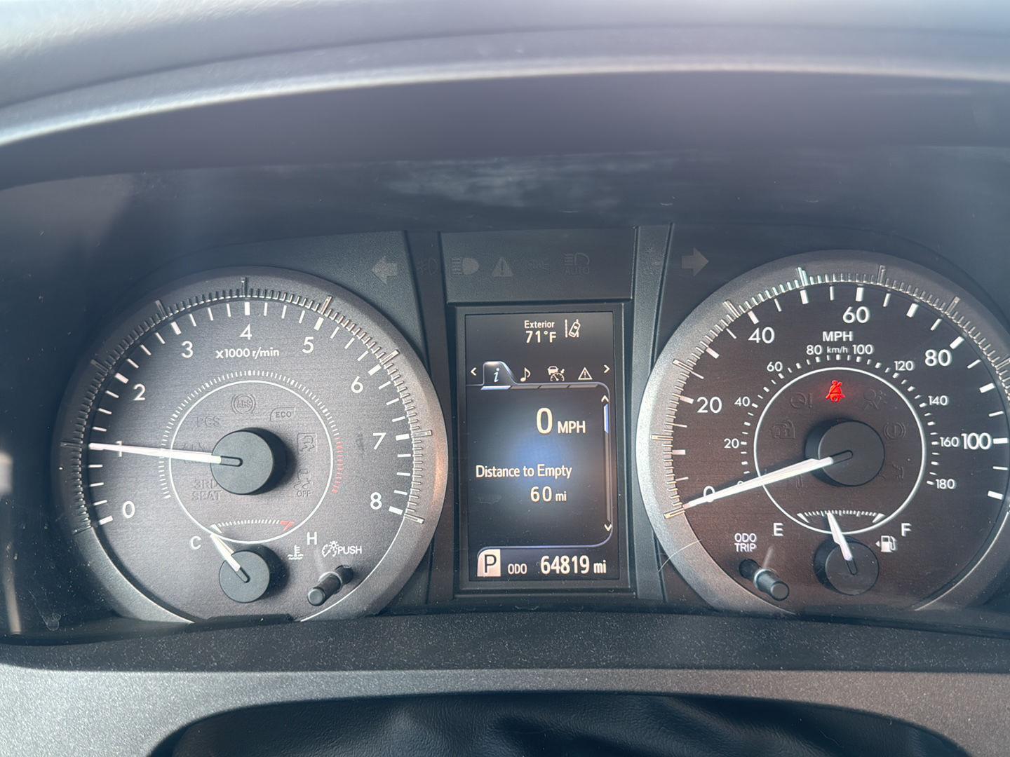 Used 2019 Midnight Black Metallic Toyota LE image 8