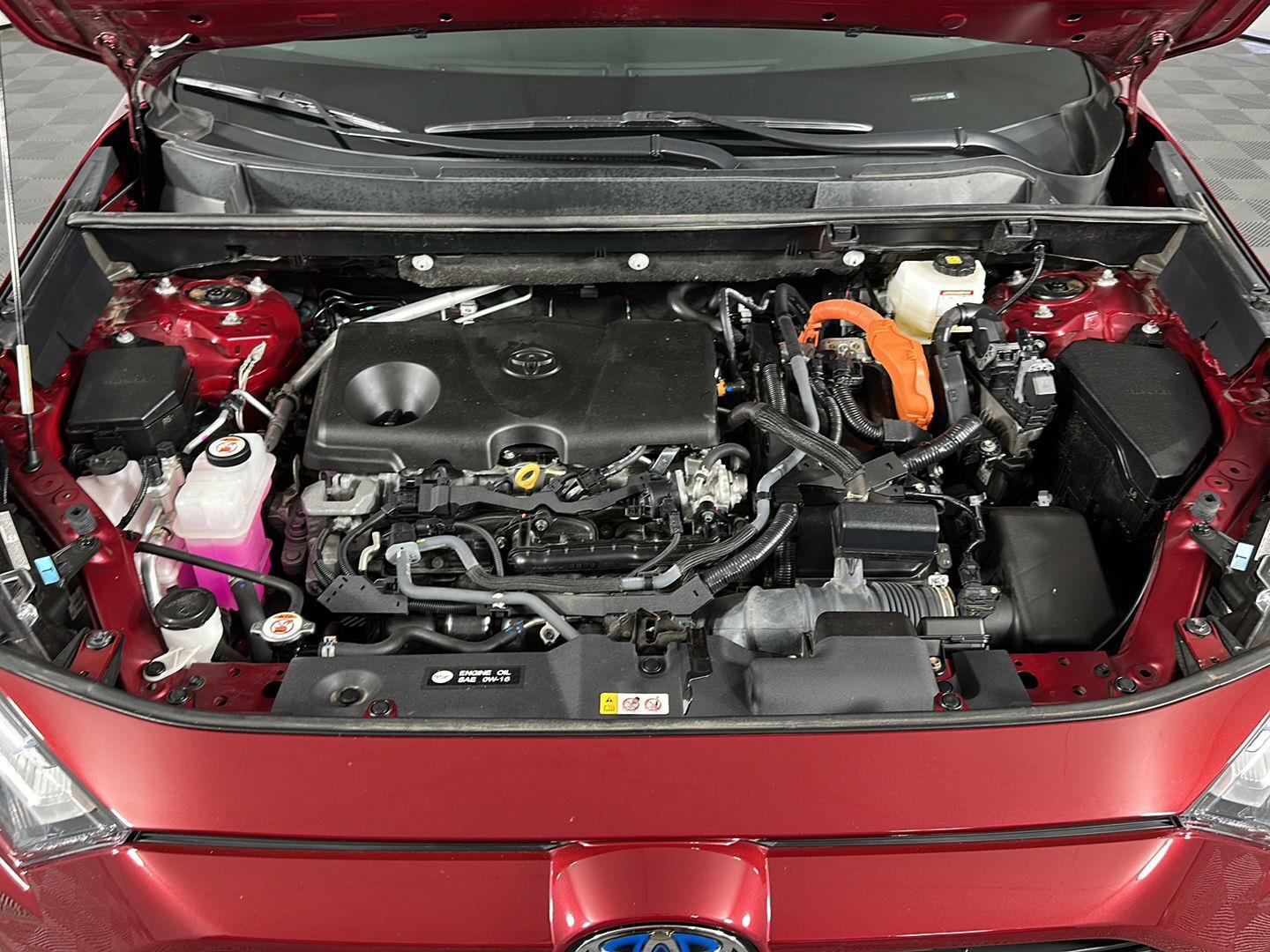 Certified Used 2023 Ruby Flare Pearl Toyota Hybrid LE image 2