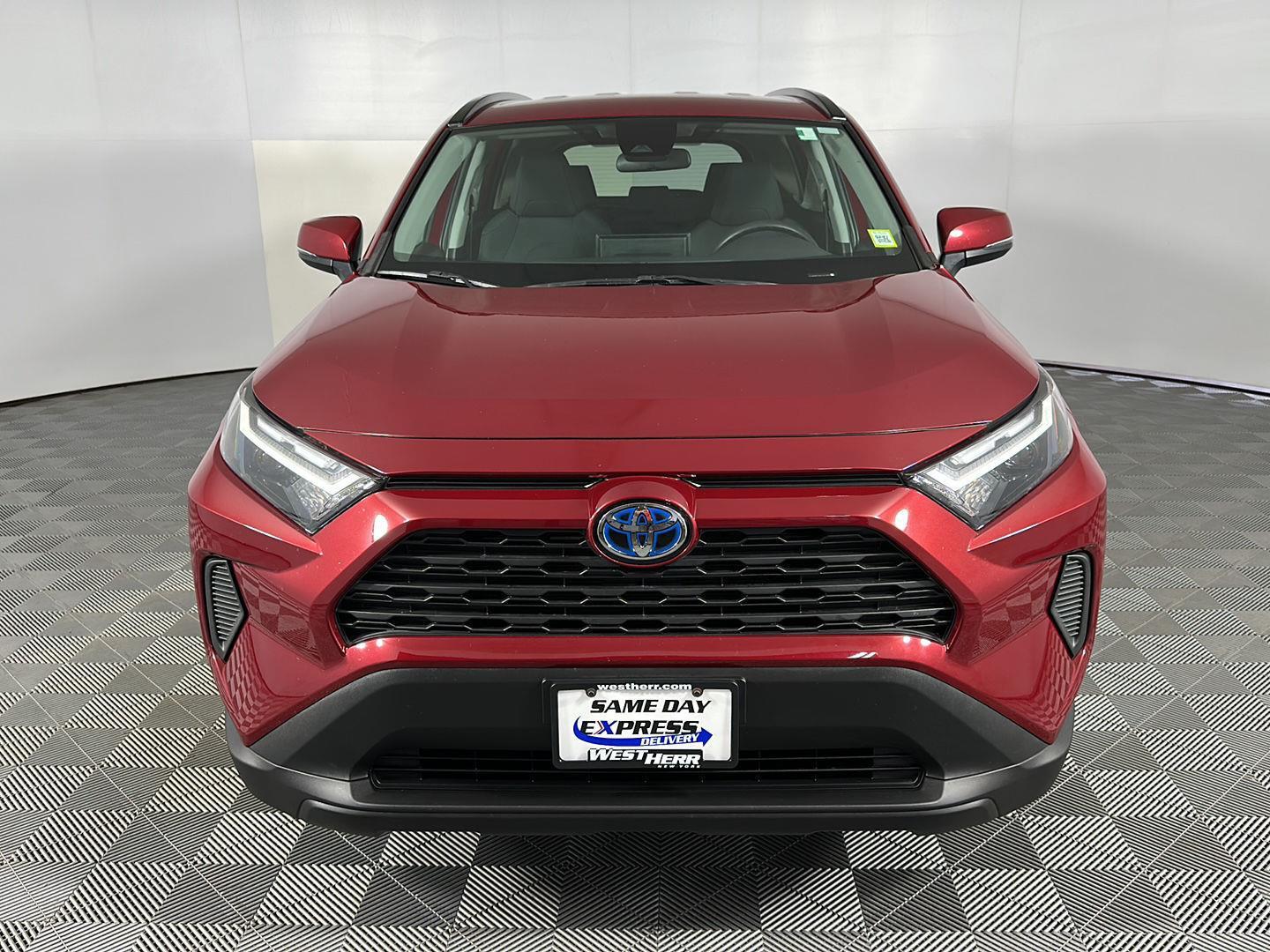 Certified Used 2023 Ruby Flare Pearl Toyota Hybrid LE image 3