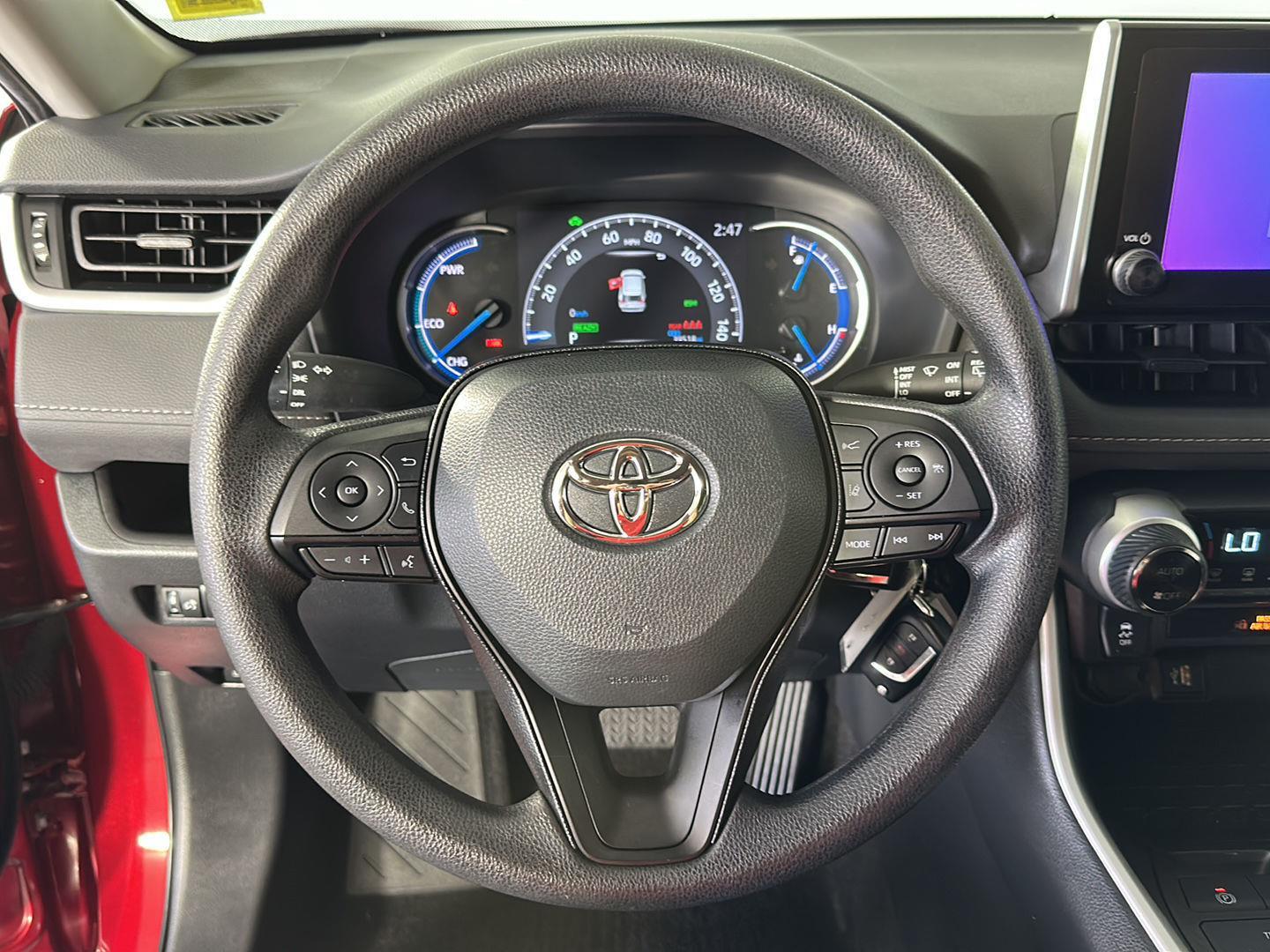 Certified Used 2023 Ruby Flare Pearl Toyota Hybrid LE image 10