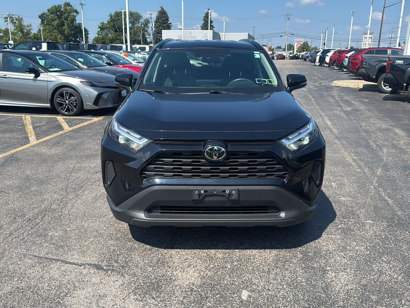 Used 2024 Midnight Black Metallic Toyota XLE image 2