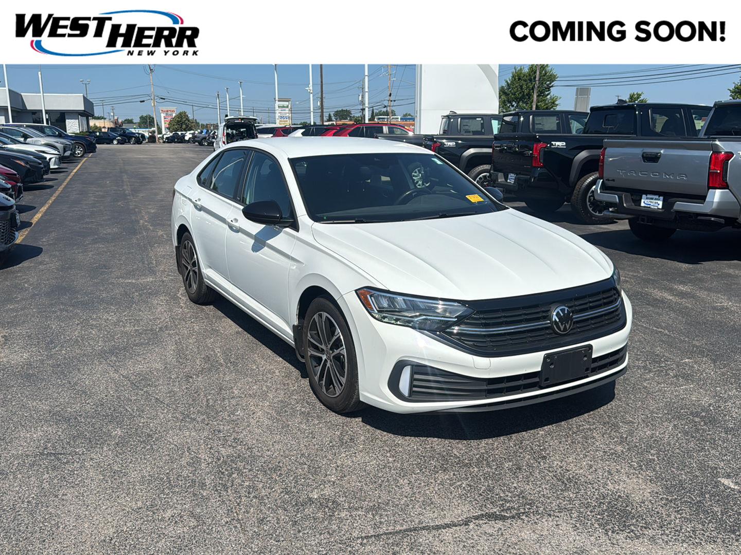 Pure White 2024 Volkswagen Jetta Sedan Front-Wheel Drive Automatic