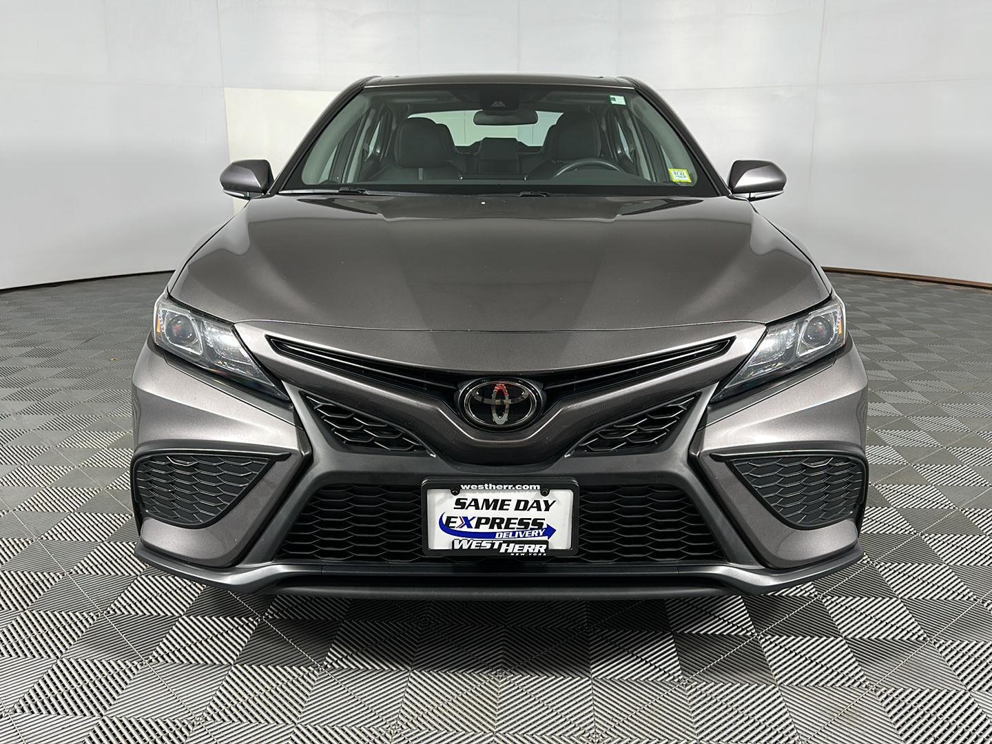 Certified Used 2023 Predawn Gray Mica Toyota SE image 2