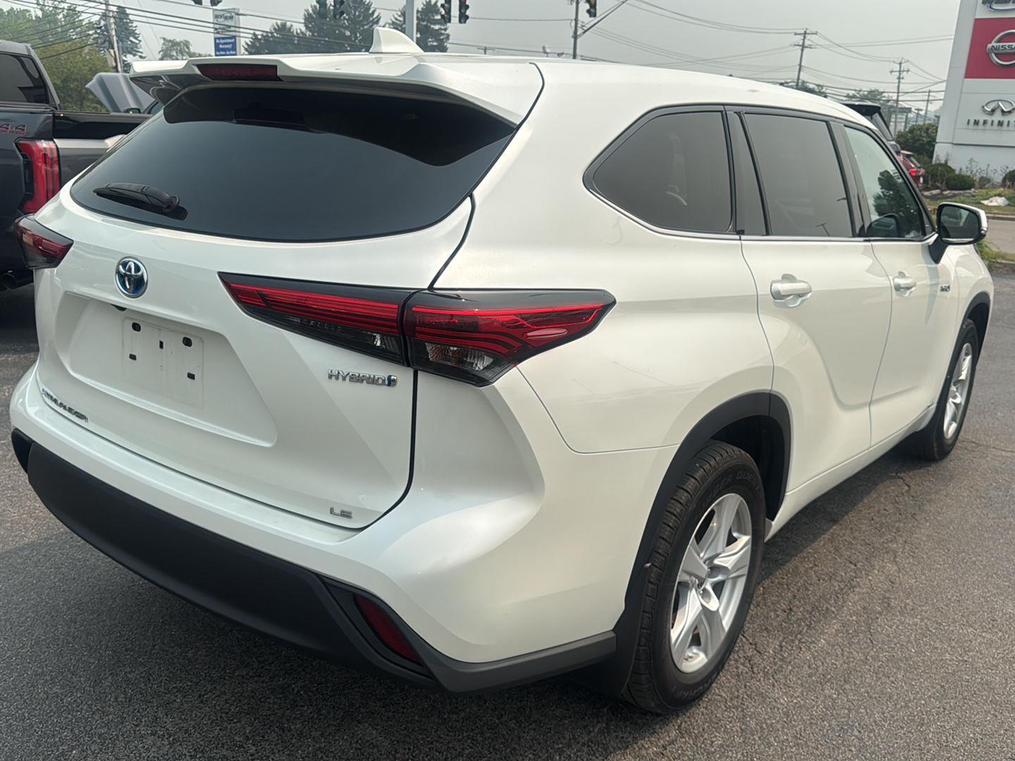 Used 2021 Blizzard Pearl Toyota Hybrid LE image 6