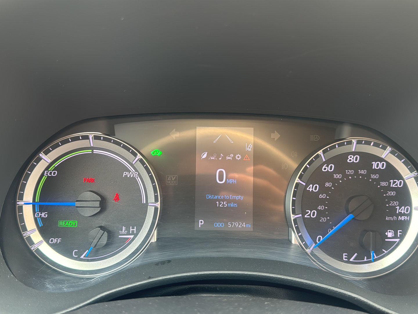 Used 2021 Blizzard Pearl Toyota Hybrid LE image 8