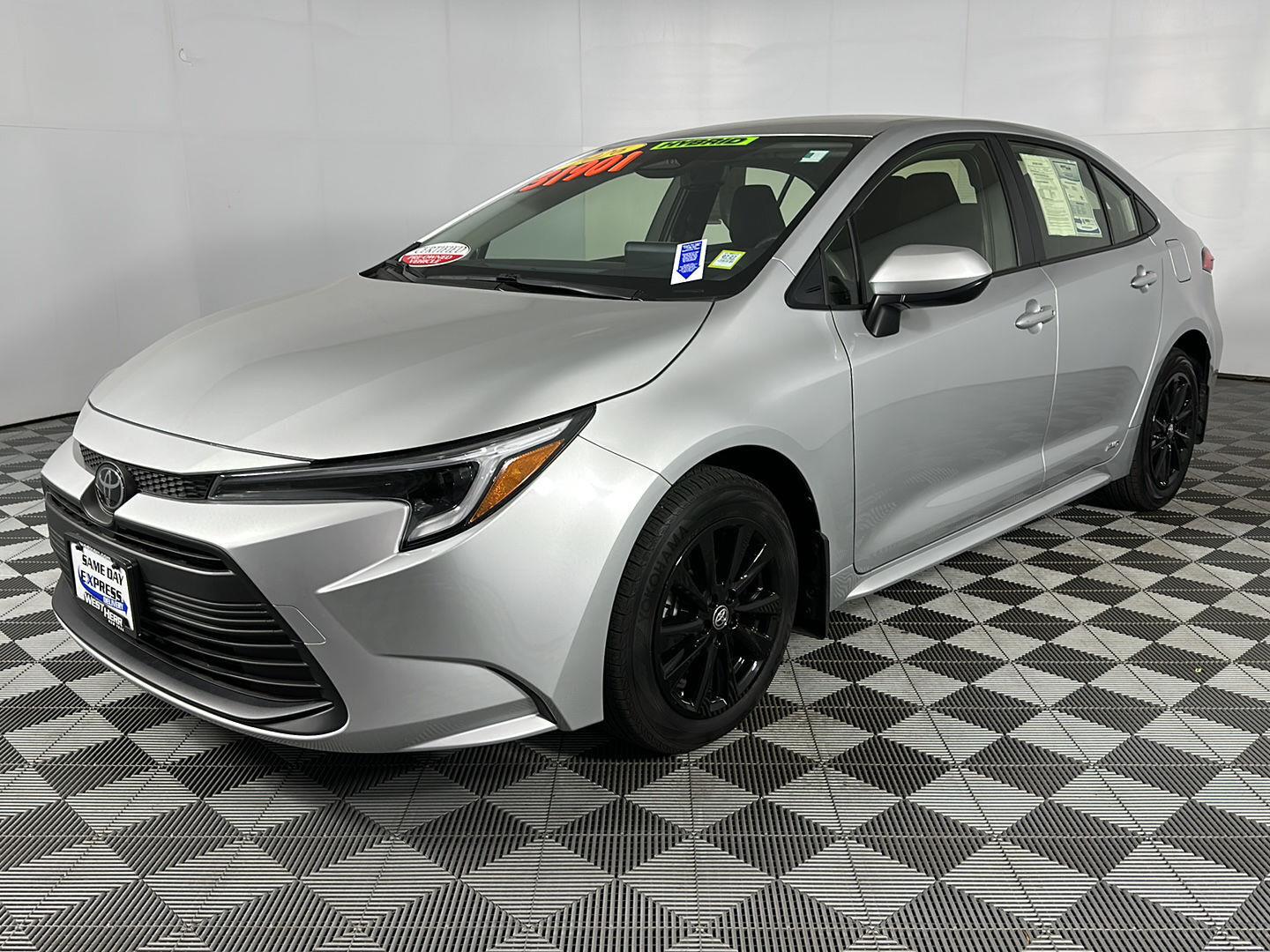 Certified Used 2026 Classic Silver Metallic Toyota Hybrid LE image 3