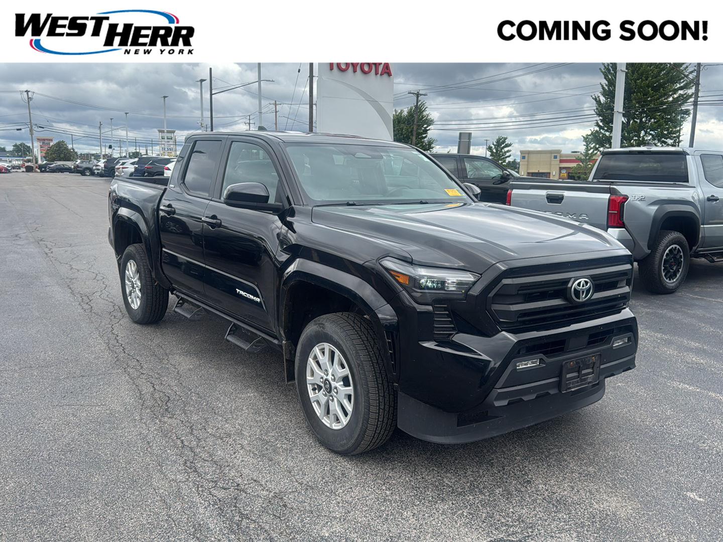 Black 2024 Toyota Tacoma Pickup Truck Four-Wheel Drive Automatic