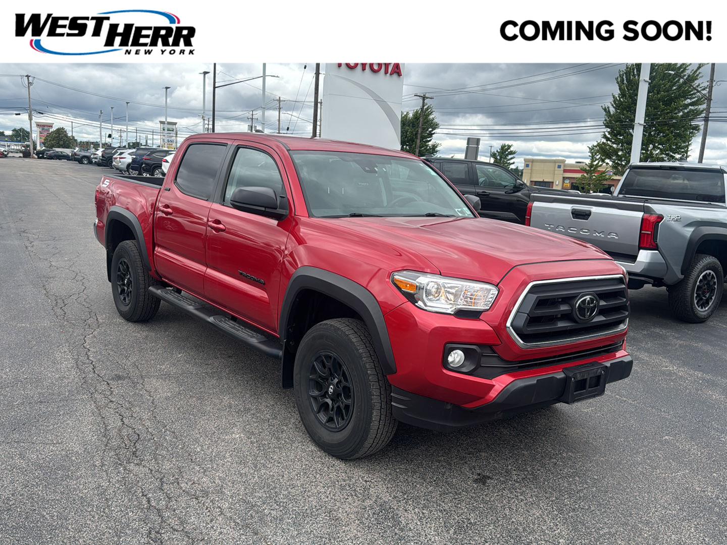 Barcelona Red Metallic 2023 Toyota Tacoma Pickup Truck Four-Wheel Drive Automatic