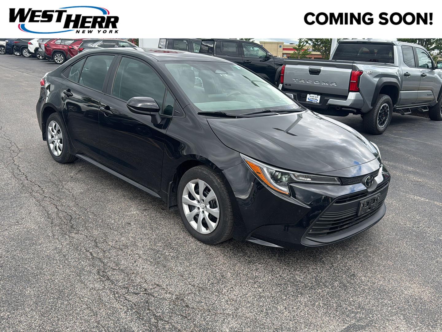Midnight Black Metallic 2023 Toyota Corolla Sedan Front-Wheel Drive Continuously Variable Transmission