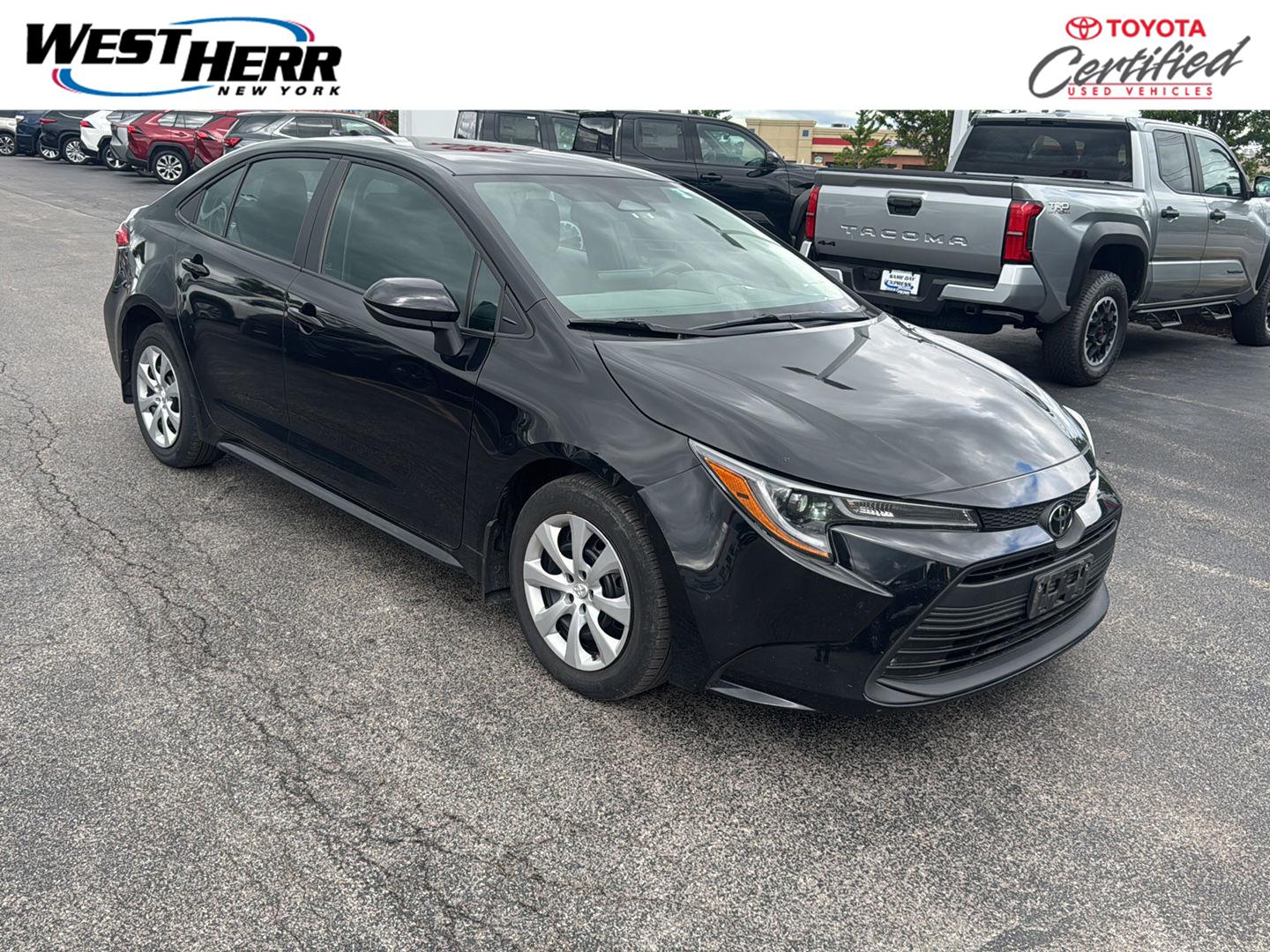 Midnight Black Metallic 2023 Toyota Corolla Sedan Front-Wheel Drive Continuously Variable Transmission
