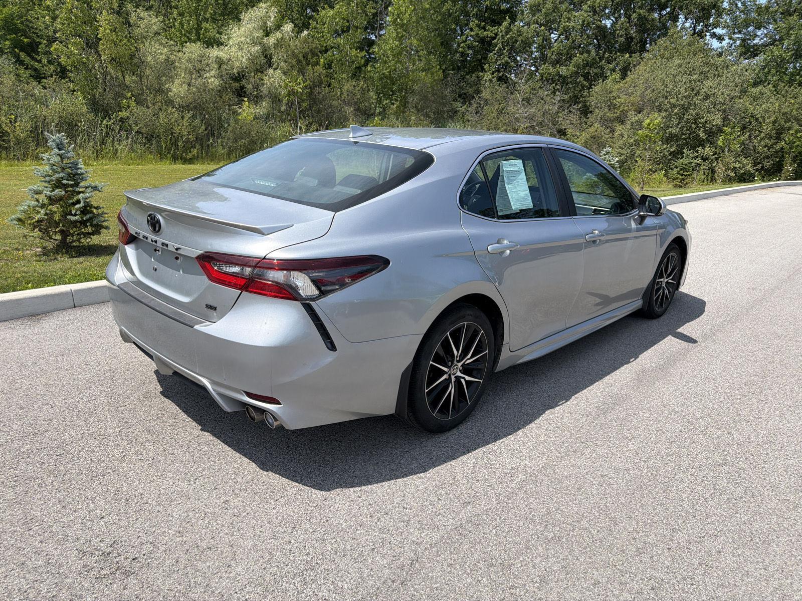 Used 2023 Celestial Silver Metallic Toyota SE image 4