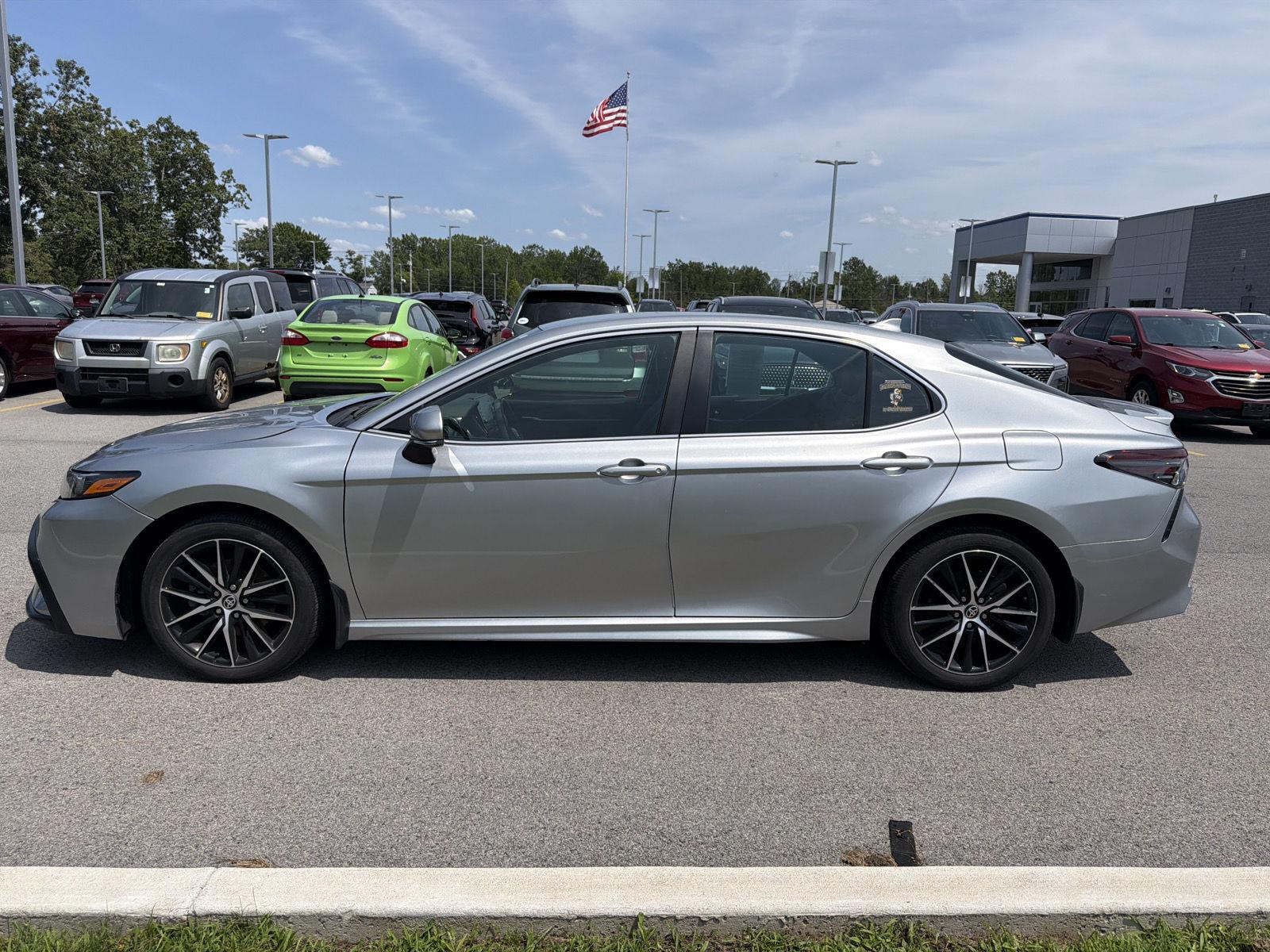 Used 2023 Celestial Silver Metallic Toyota SE image 7