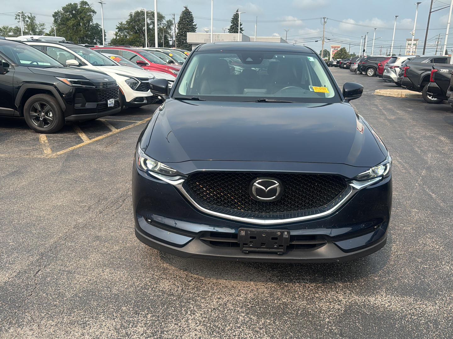 Used 2020 Deep Crystal Blue Mica Mazda Grand Touring image 2