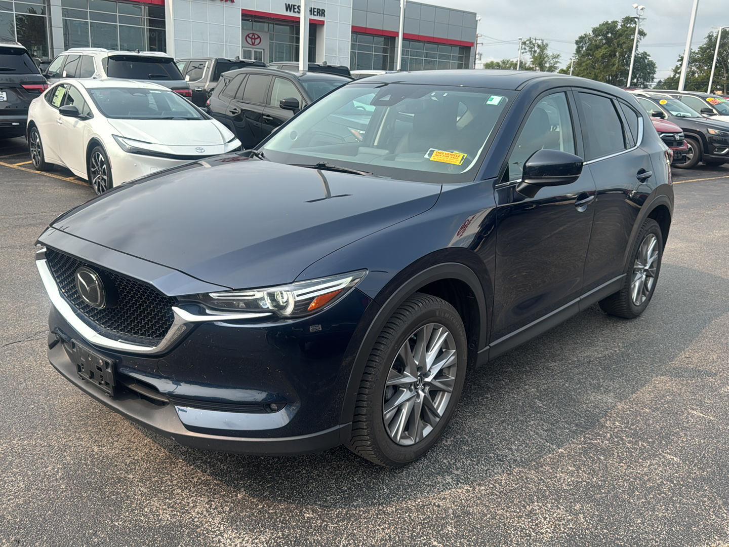 Used 2020 Deep Crystal Blue Mica Mazda Grand Touring image 3