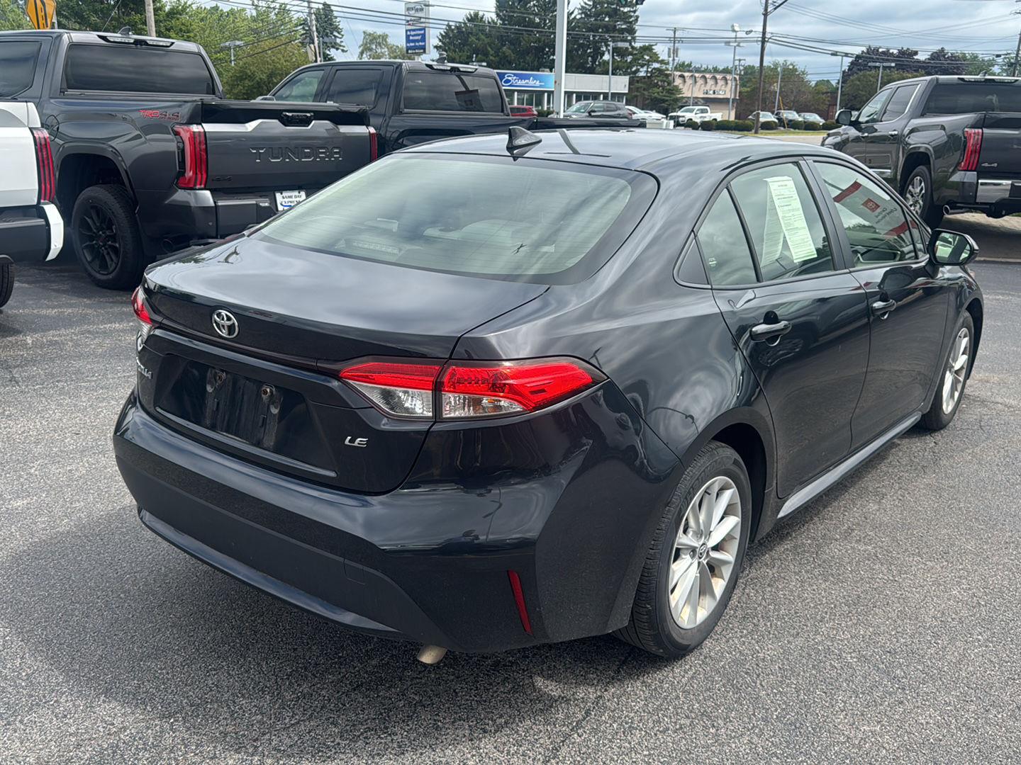 Certified Used 2021 Black Sand Pearl Toyota LE image 6
