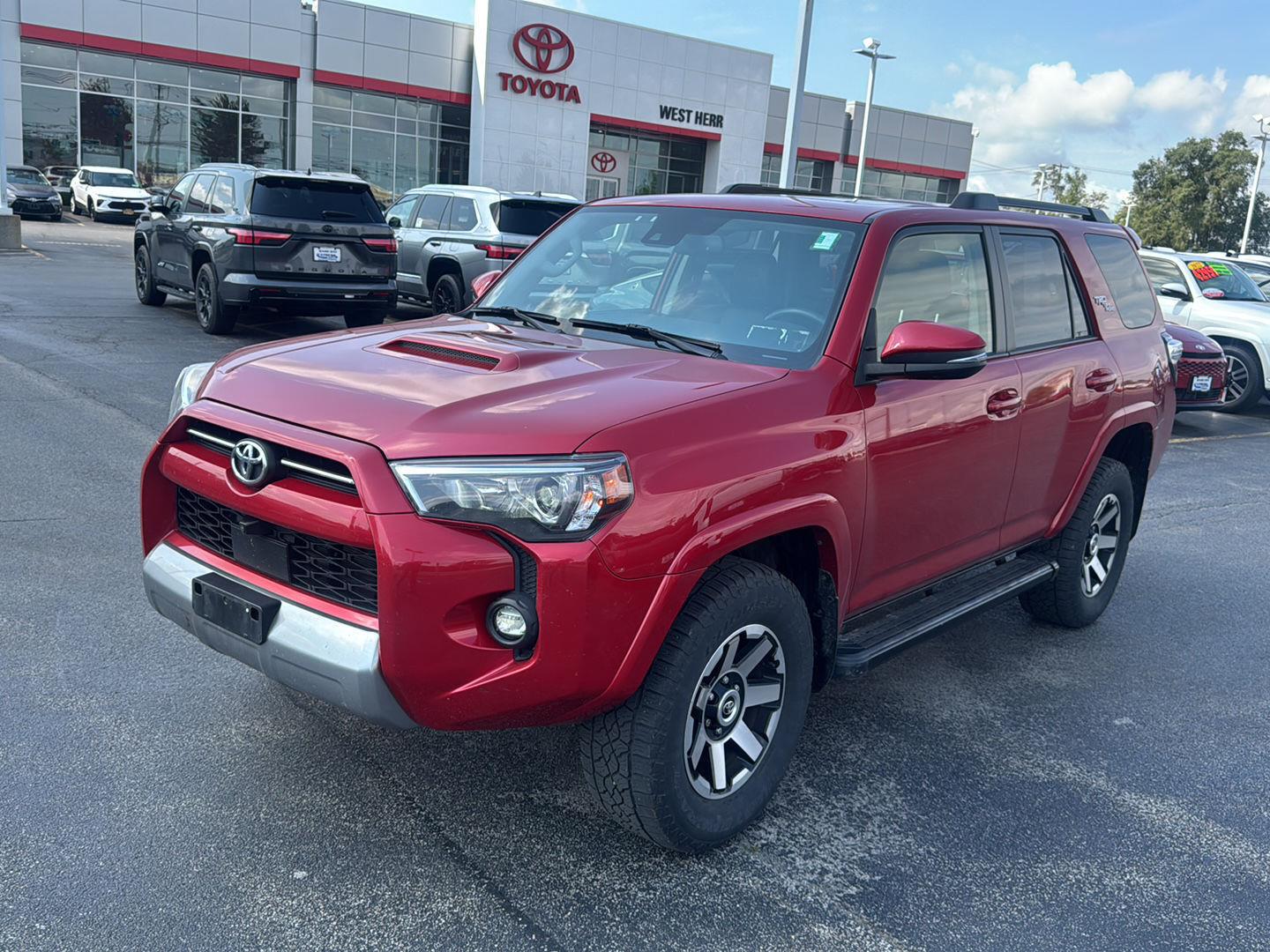 Used 2022 Barcelona Red Metallic Toyota TRD Off Road Premium image 3