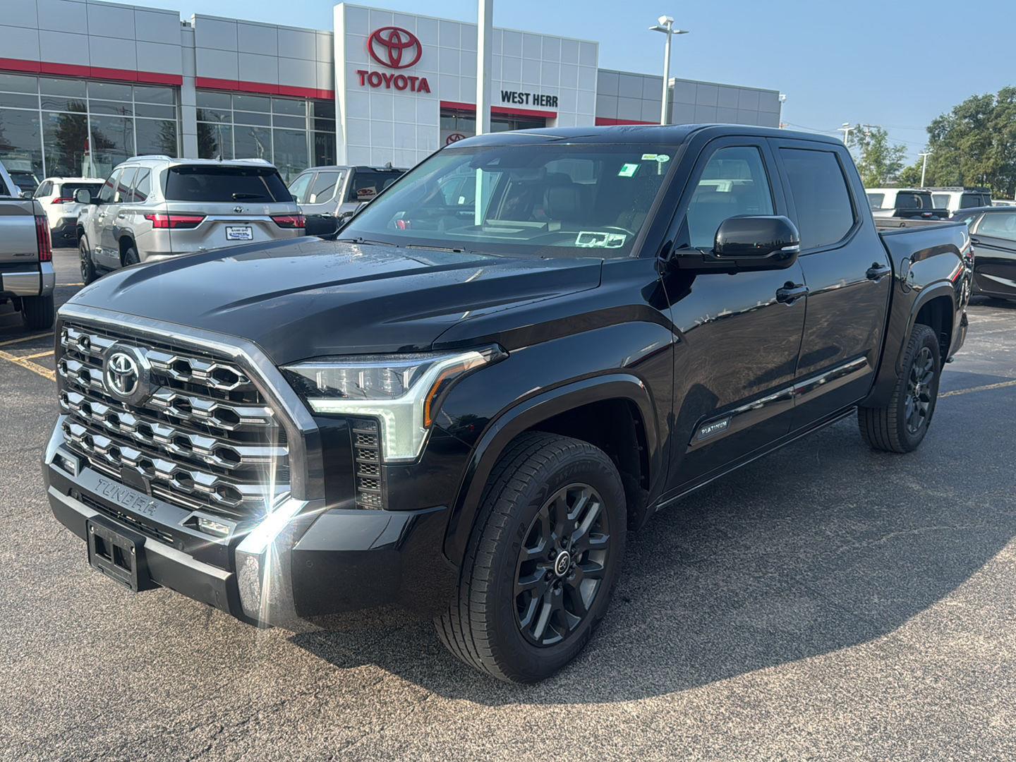 Used 2024 Midnight Black Metallic Toyota Platinum image 3