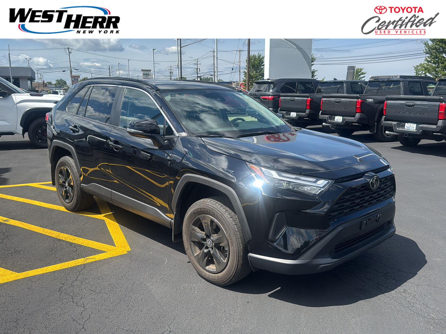 Midnight Black Metallic 2025 Toyota RAV4 SUV / Crossover All-Wheel Drive Automatic