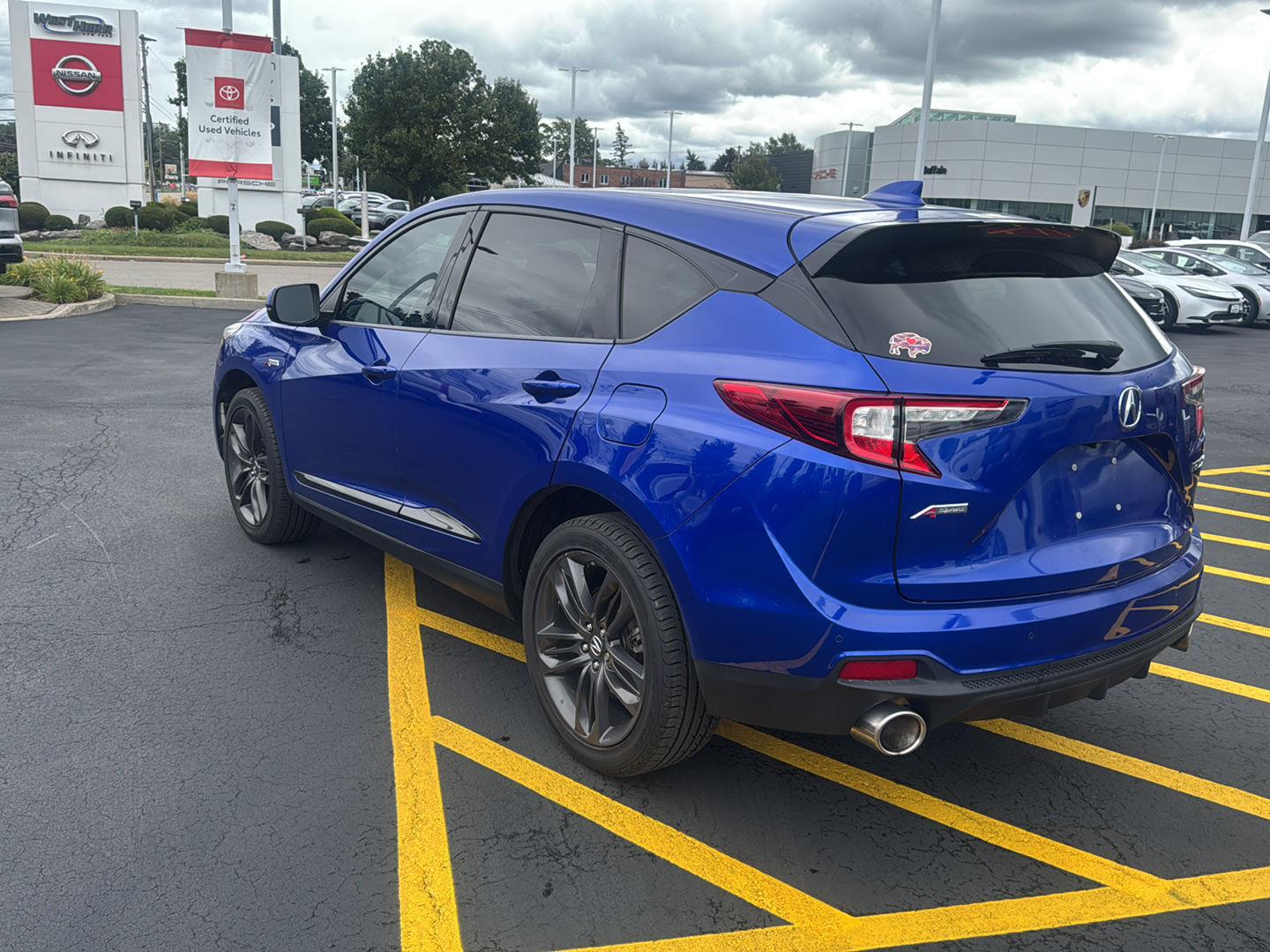 Used 2020 Apex Blue Pearl Acura w/A-SPEC image 4