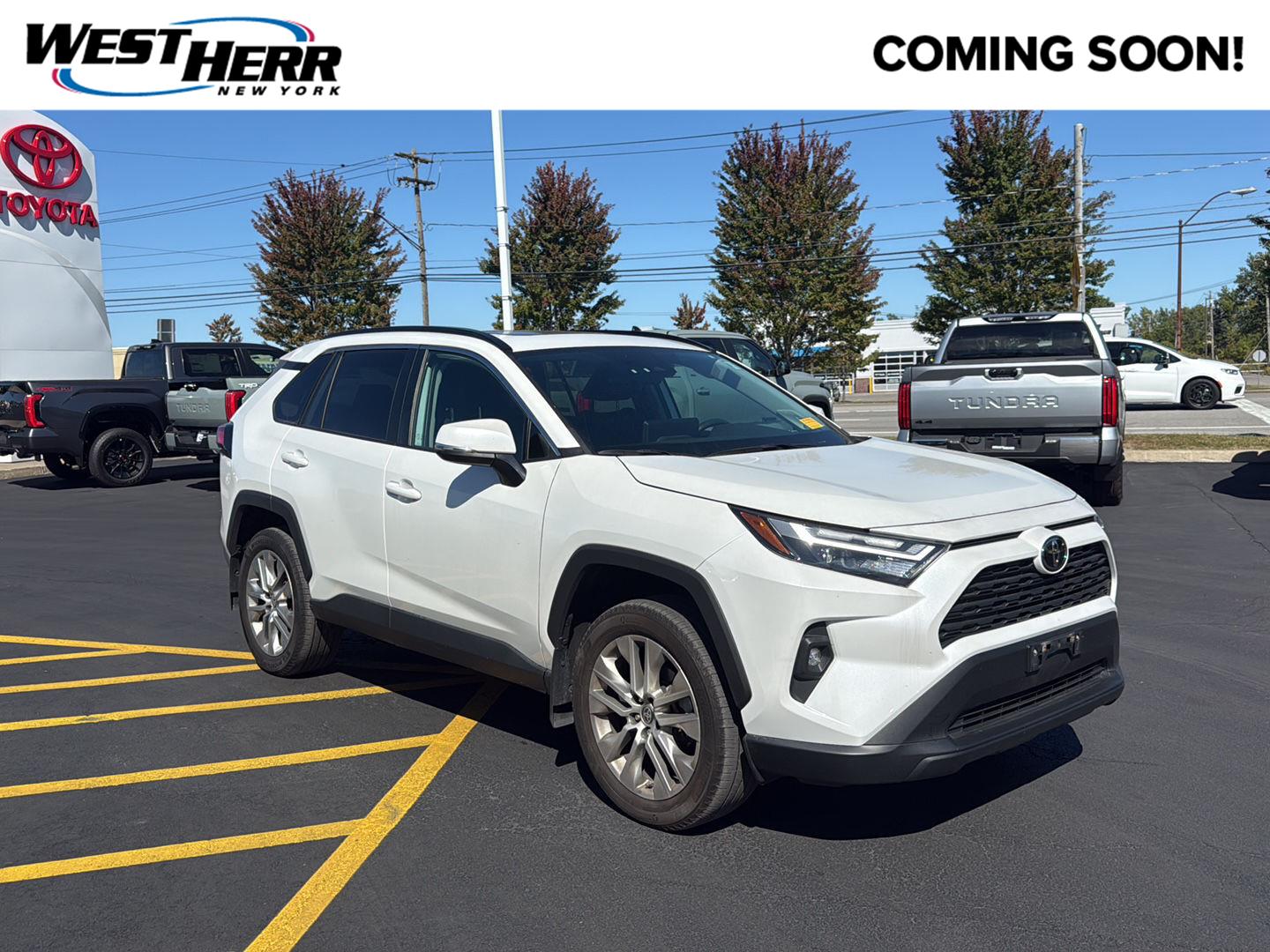White (Wind Chill Pearl) 2023 Toyota RAV4 SUV / Crossover All-Wheel Drive Automatic