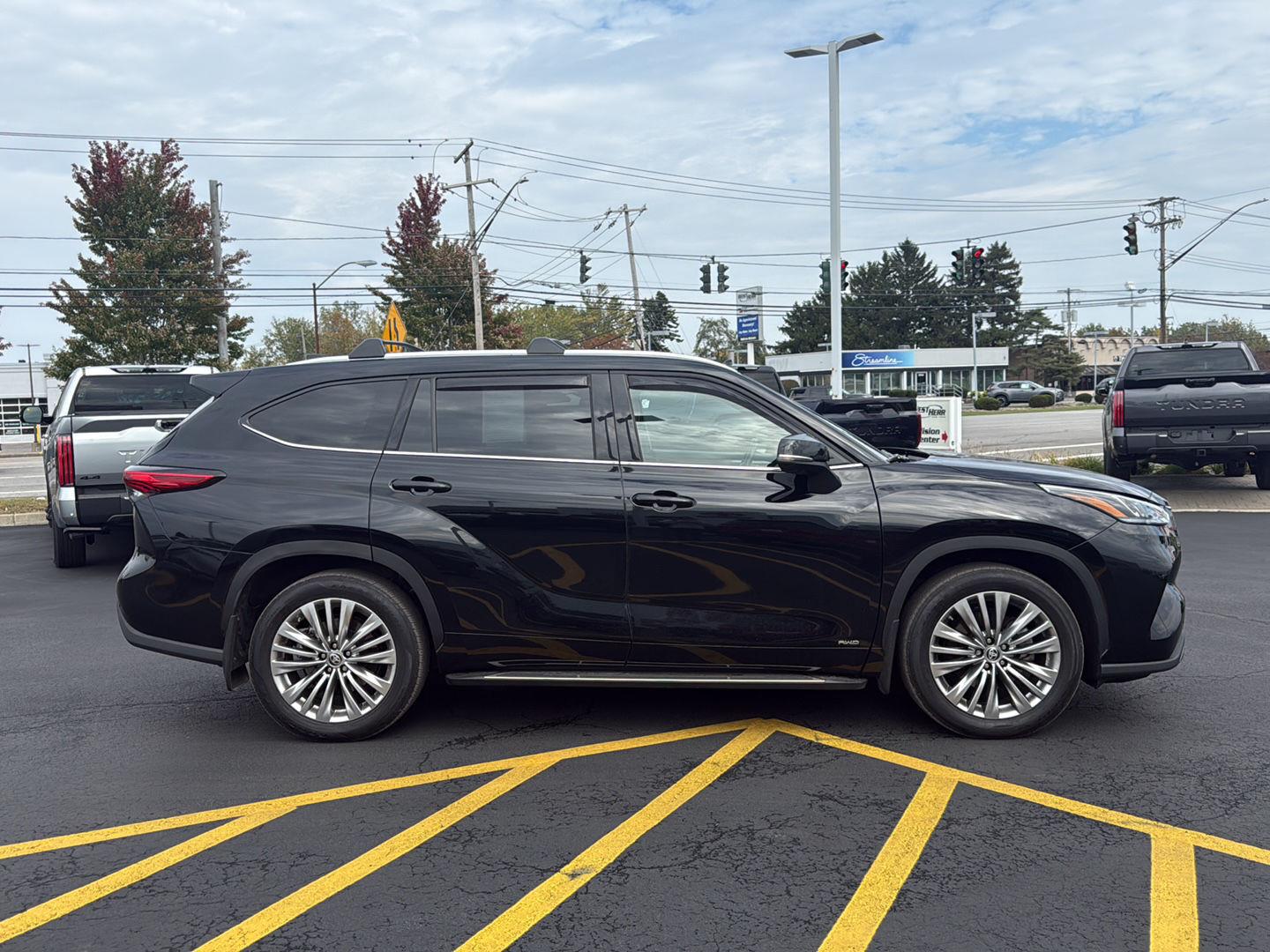 Used 2023 Midnight Black Metallic Toyota Platinum image 2