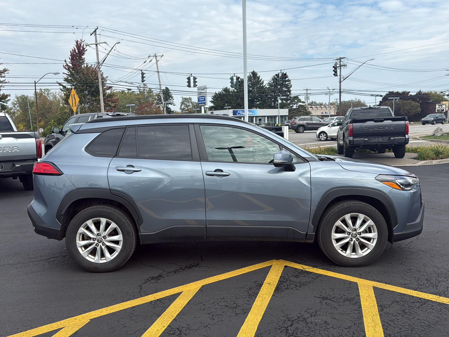 Certified Used 2023 Celestite Toyota LE image 2