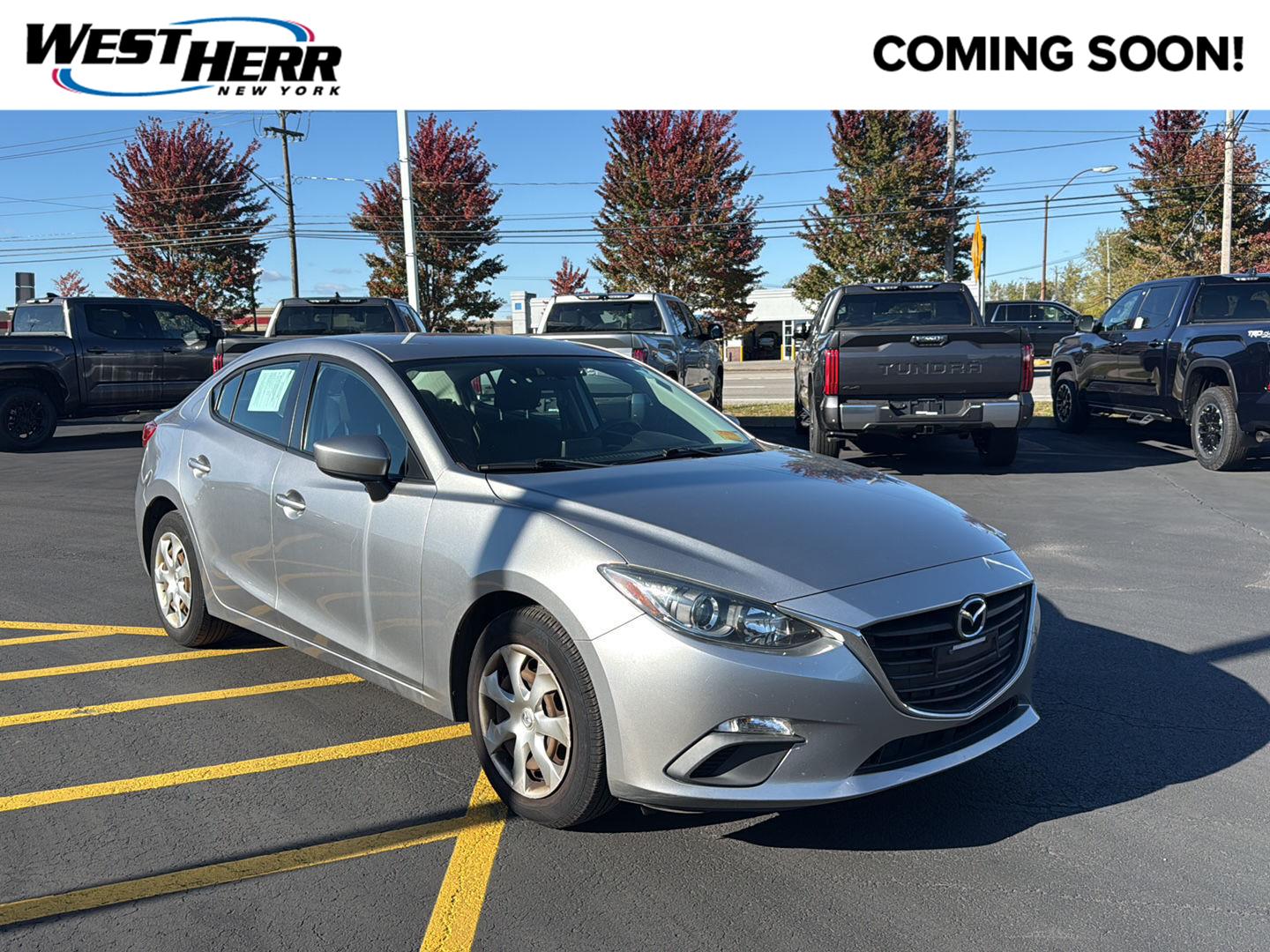Liquid Silver Metallic 2015 Mazda MAZDA3 Sedan Front-Wheel Drive Automatic