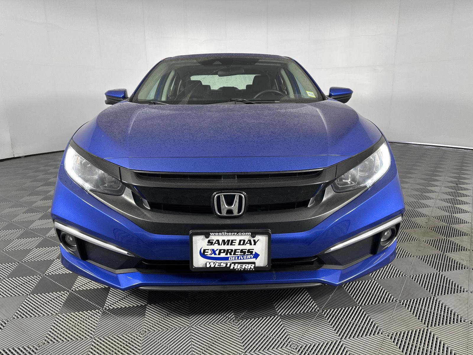Used 2019 Aegean Blue Metallic Honda EX image 2