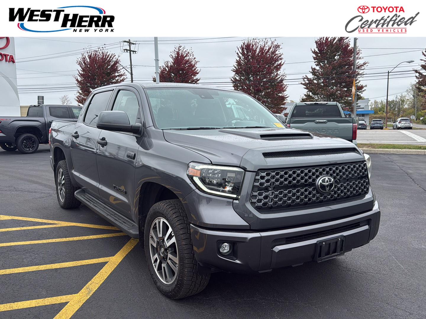Magnetic Gray Metallic 2021 Toyota Tundra Pickup Truck Four-Wheel Drive Automatic