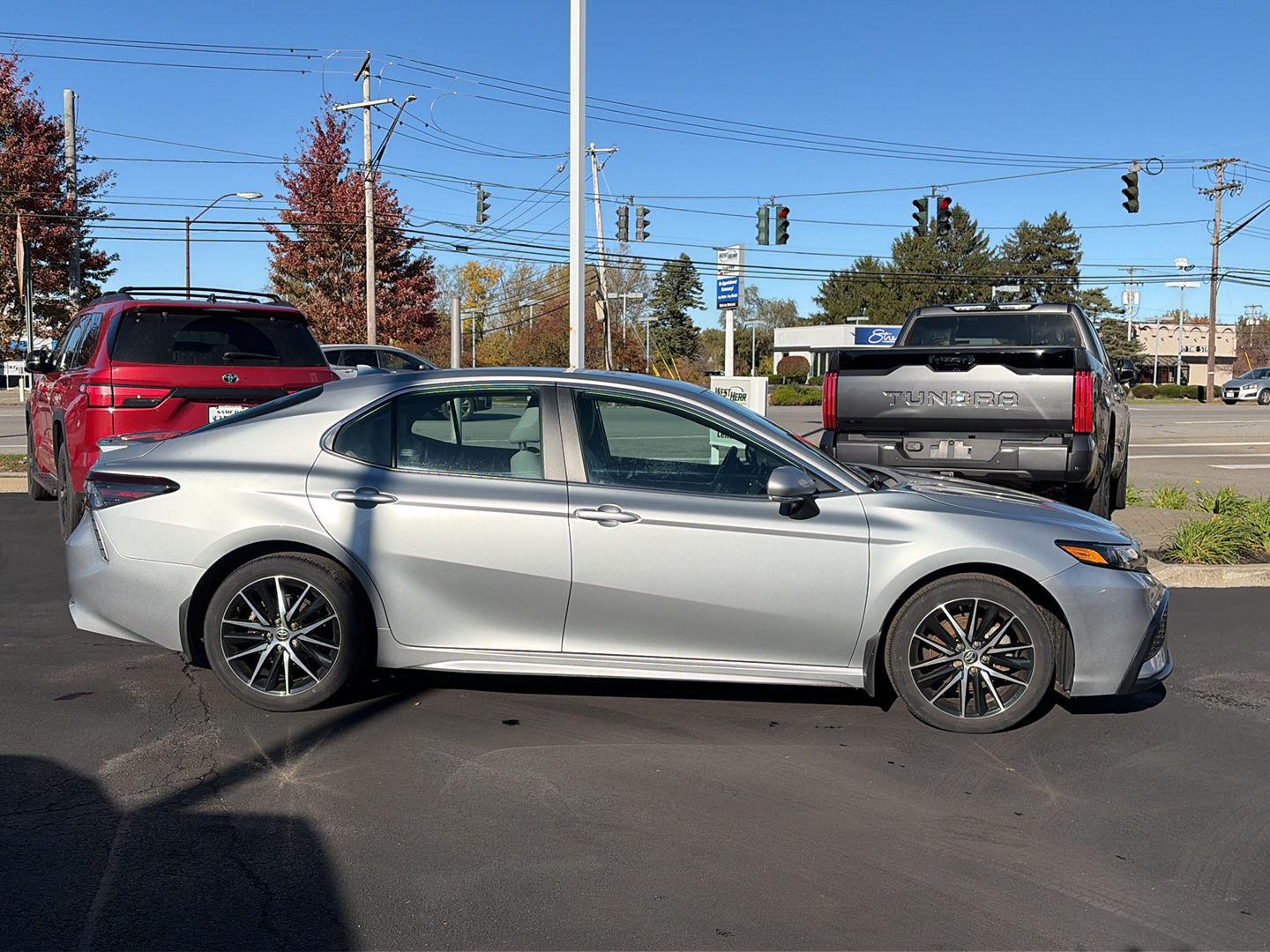 Certified Used 2023 Celestial Silver Metallic Toyota SE image 2