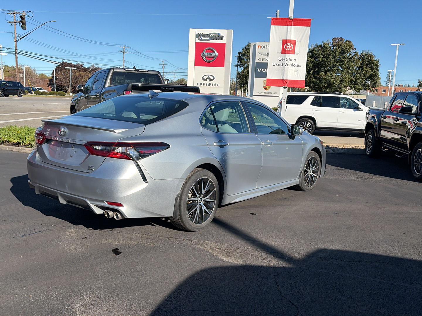 Certified Used 2023 Celestial Silver Metallic Toyota SE image 3