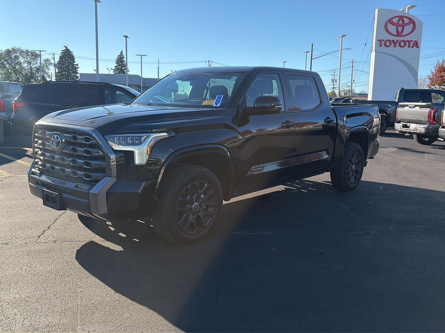 Used 2024 Midnight Black Metallic Toyota Platinum image 7