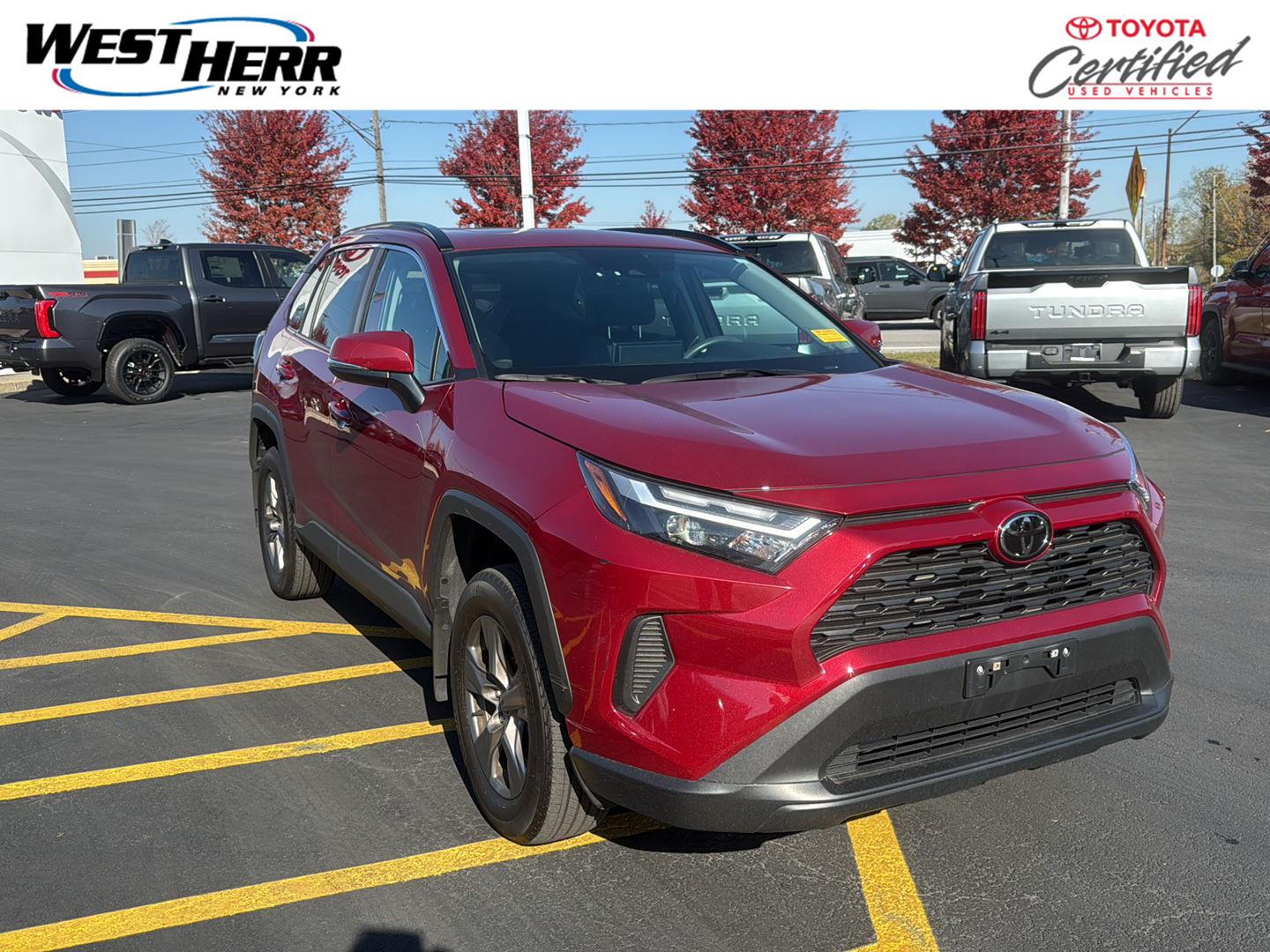 Red (Ruby Flare Pearl) 2024 Toyota RAV4 SUV / Crossover All-Wheel Drive Automatic