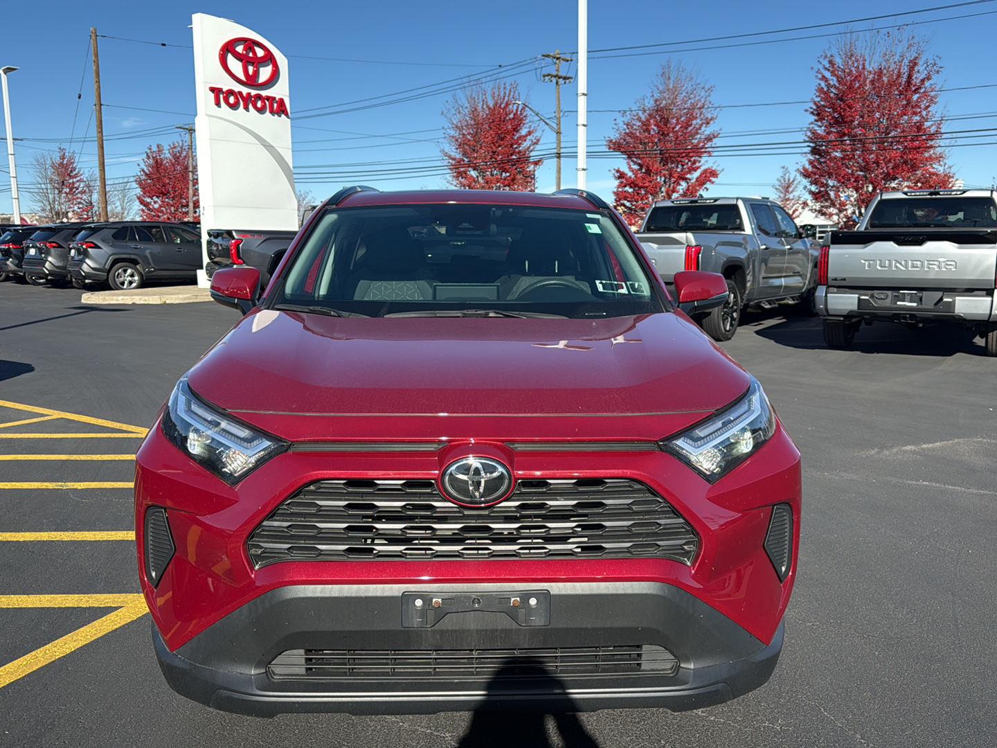 Certified Used 2025 Ruby Flare Pearl Toyota XLE image 8