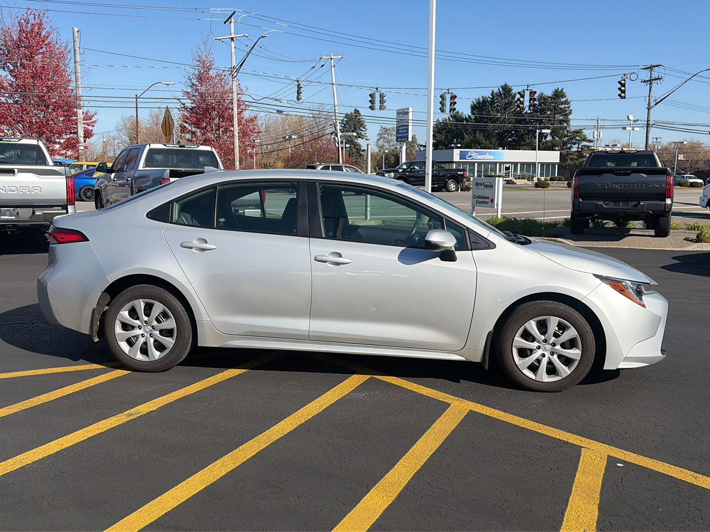 Certified Used 2024 Classic Silver Metallic Toyota LE image 2