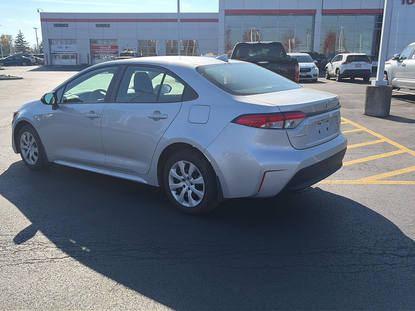 Certified Used 2024 Classic Silver Metallic Toyota LE image 5