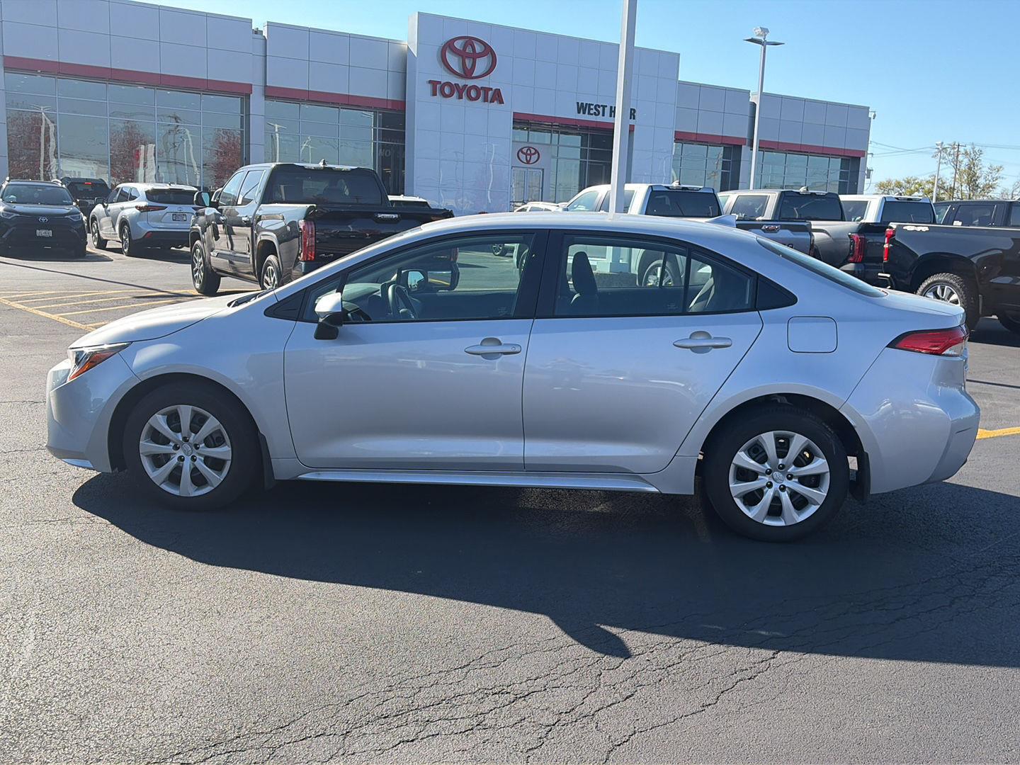 Certified Used 2024 Classic Silver Metallic Toyota LE image 6