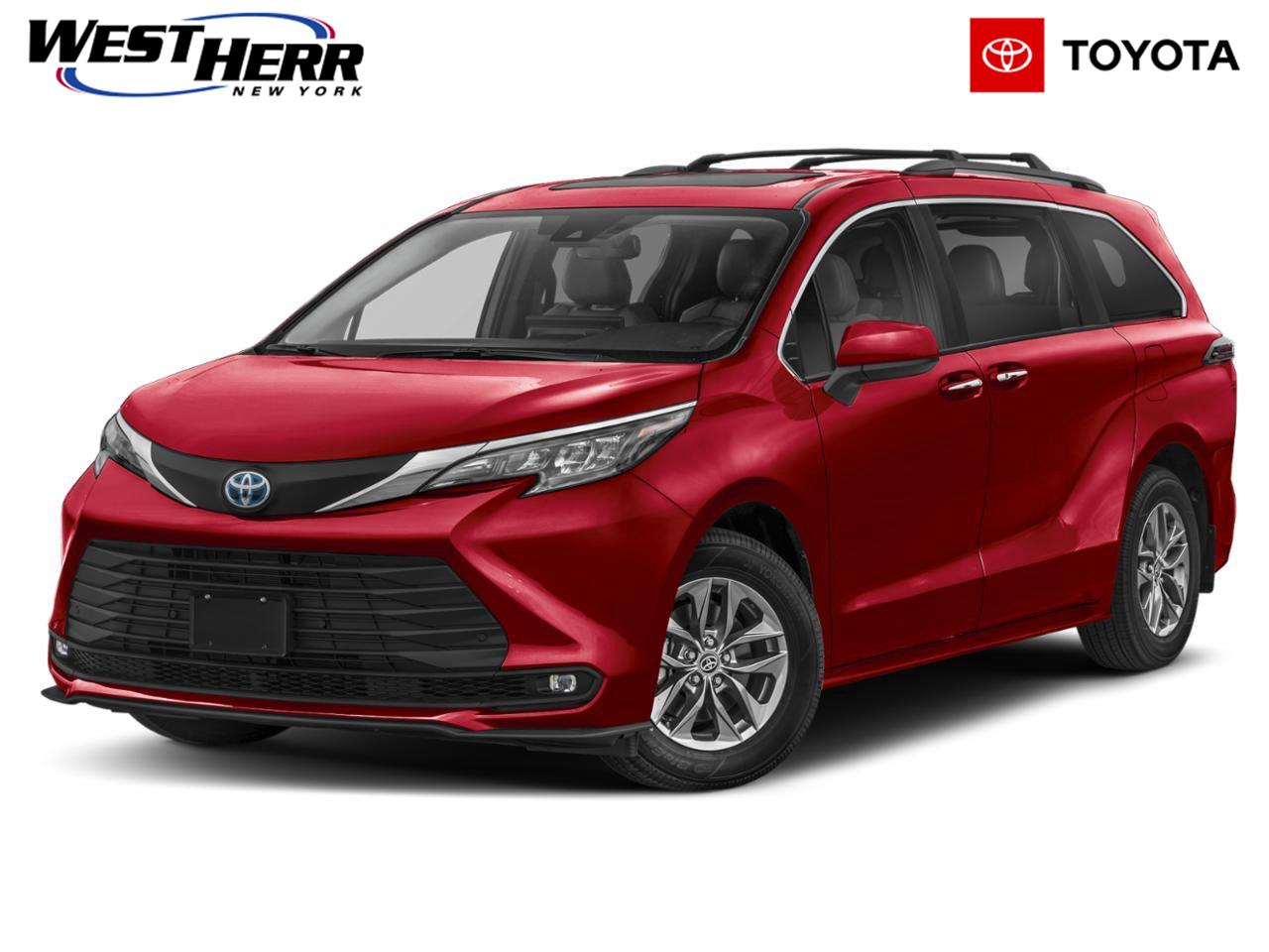 Red (Ruby Flare Pearl) 2026 Toyota Sienna Minivan Front-Wheel Drive Continuously Variable Transmission