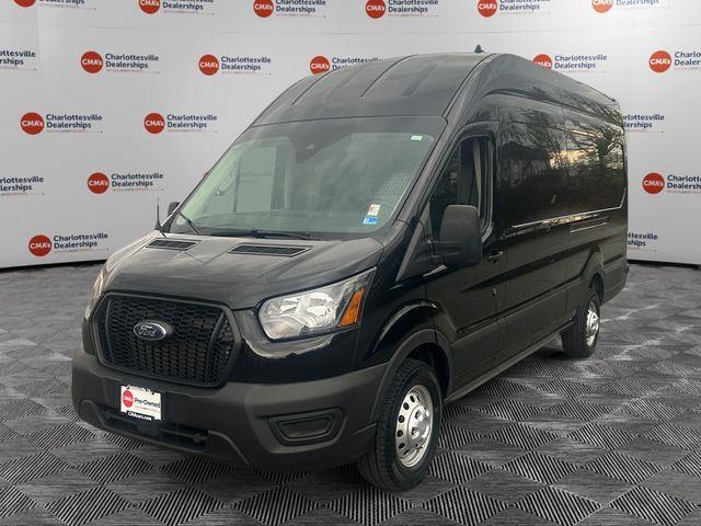 Agate Black 2024 Ford Transit Cargo 350HD High Roof Extended LB RWD Van Rear-Wheel Drive Automatic