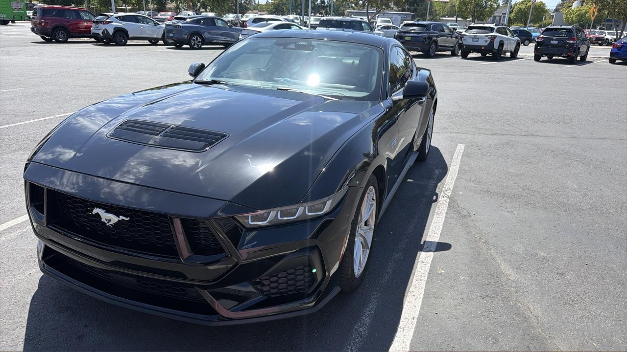 Shadow Black 2024 Ford Mustang Coupe Rear-Wheel Drive Automatic