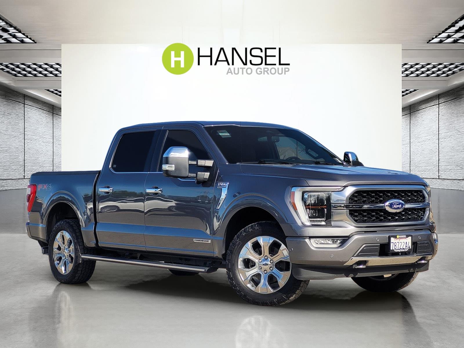 Carbonized Gray 2021 Ford F-150 Pickup Truck Four-Wheel Drive Automatic
