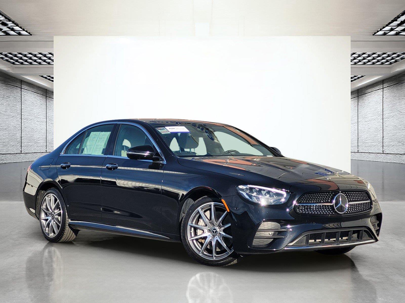 Black 2023 Mercedes-Benz E-Class Sedan All-Wheel Drive Automatic