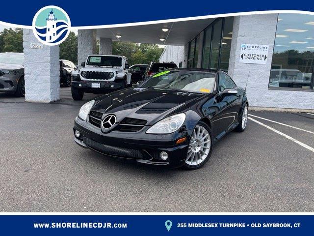 Black 2007 Mercedes-Benz SLK Convertible Rear-Wheel Drive Automatic