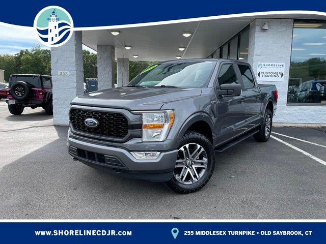 Carbonized Gray 2021 Ford F-150 Pickup Truck Four-Wheel Drive Automatic