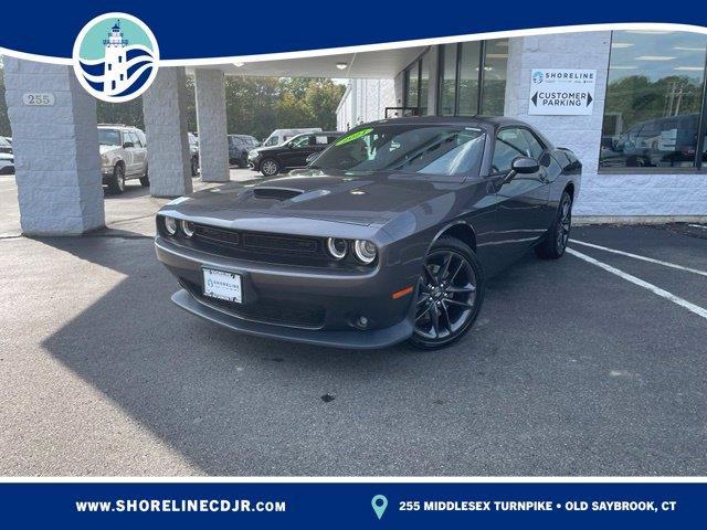 Gray (Granite Pearlcoat) 2021 Dodge Challenger Coupe All-Wheel Drive 8-Speed Automatic