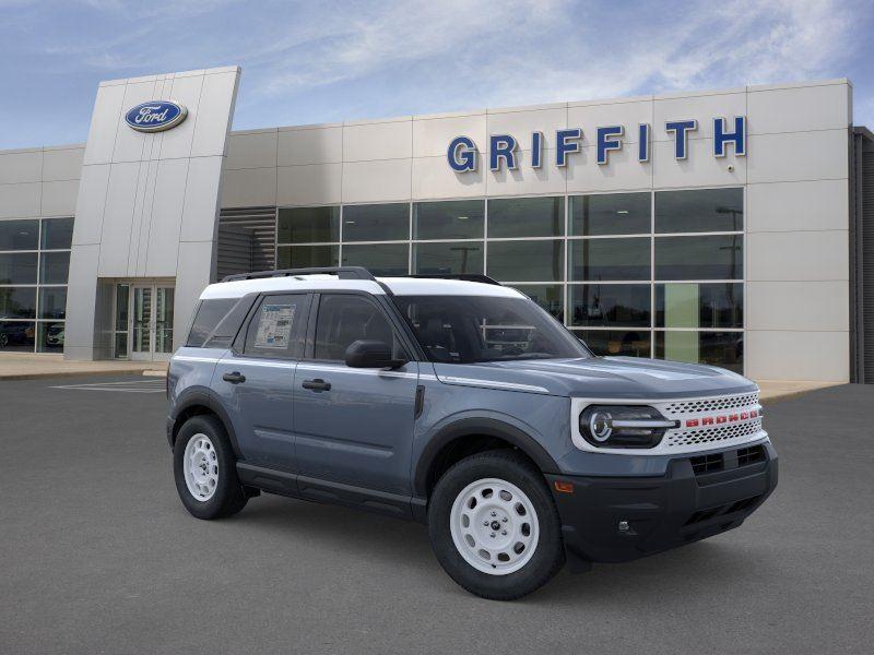 Blue (Azure Gray Metallic Tri-Coat) 2025 Ford Bronco Sport SUV / Crossover All-Wheel Drive 8-Speed Automatic
