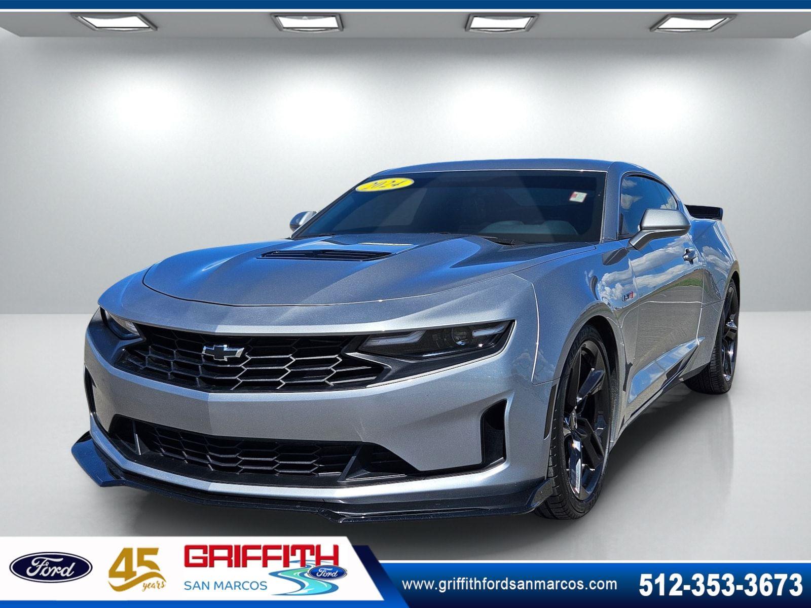Sharkskin Metallic 2024 Chevrolet Camaro LT1 Coupe RWD Coupe Rear-Wheel Drive Automatic