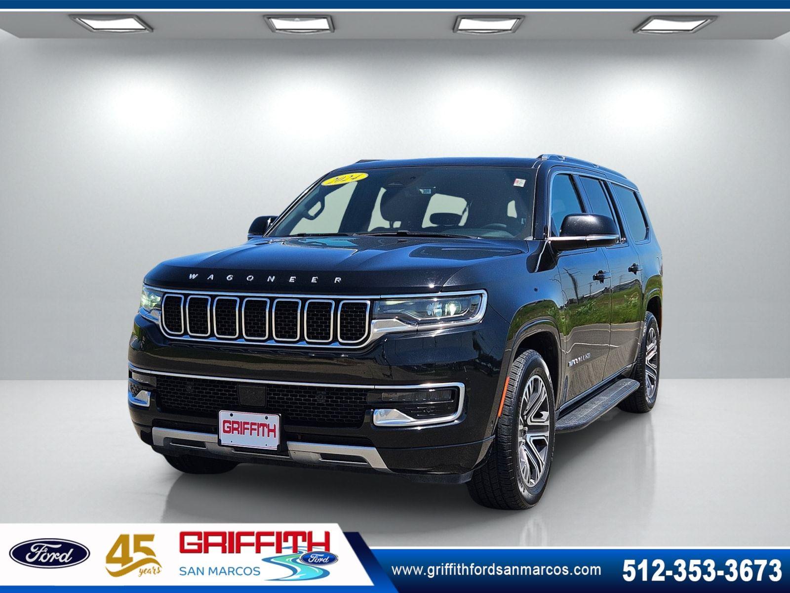 Diamond Black Crystal Pearlcoat 2024 Jeep Wagoneer L Series II 4WD SUV / Crossover Four-Wheel Drive 8-Speed Automatic
