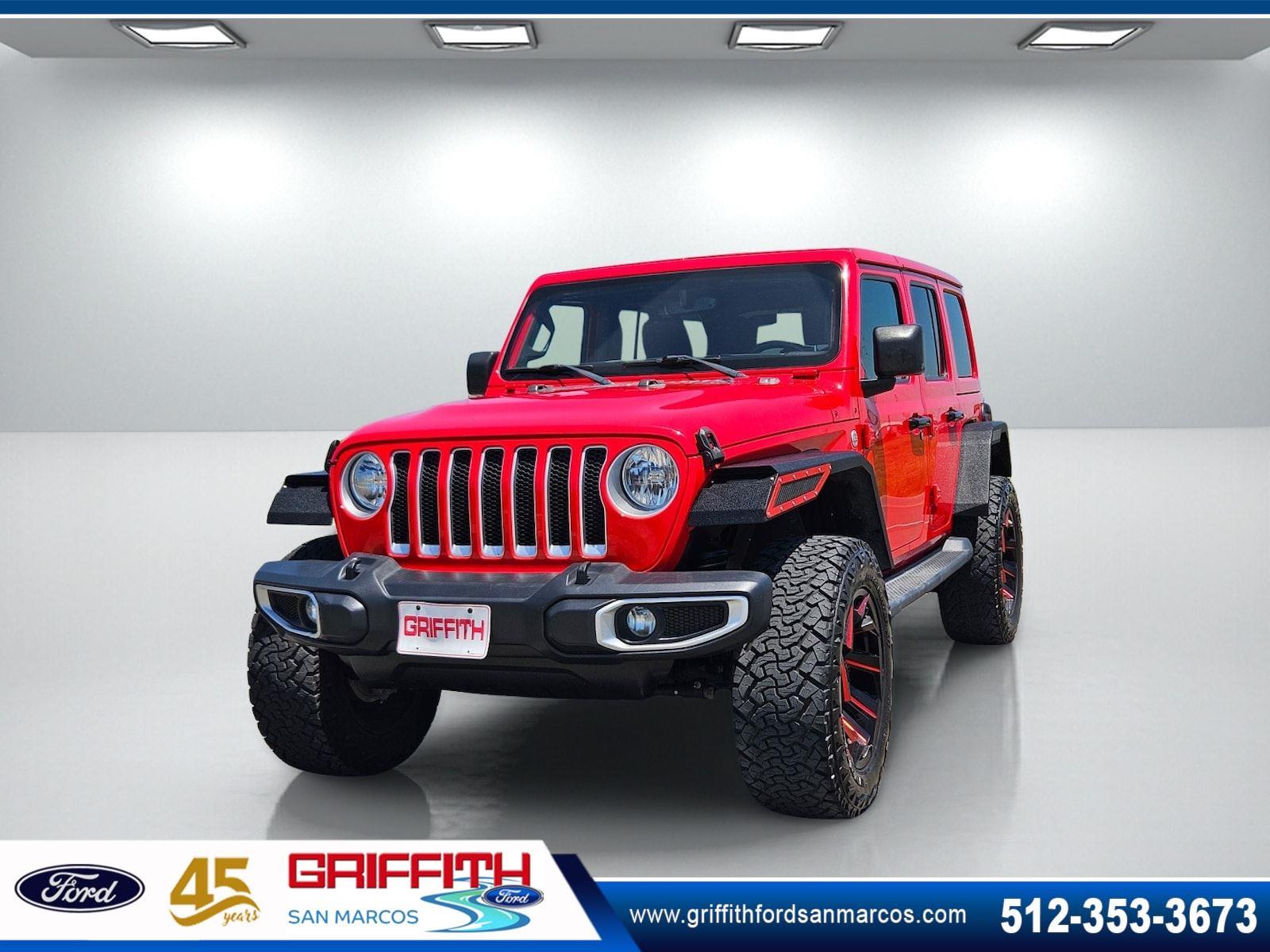 Firecracker Red Clearcoat 2018 Jeep Wrangler Unlimited Sahara 4WD SUV / Crossover Four-Wheel Drive 8-Speed Automatic